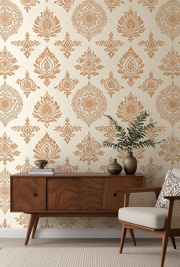 indian motifs enhance minimalism