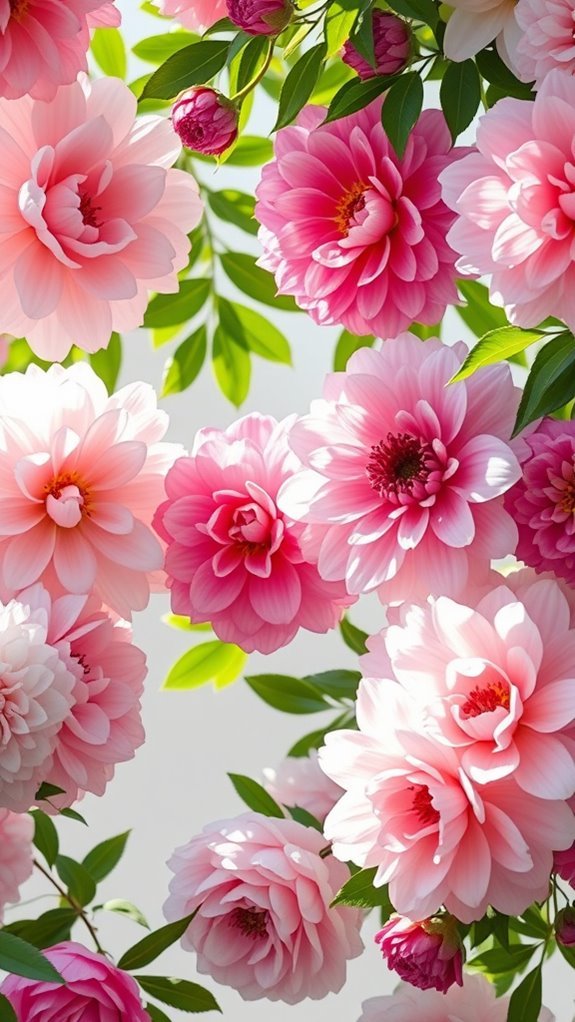 indoor floral wall decor