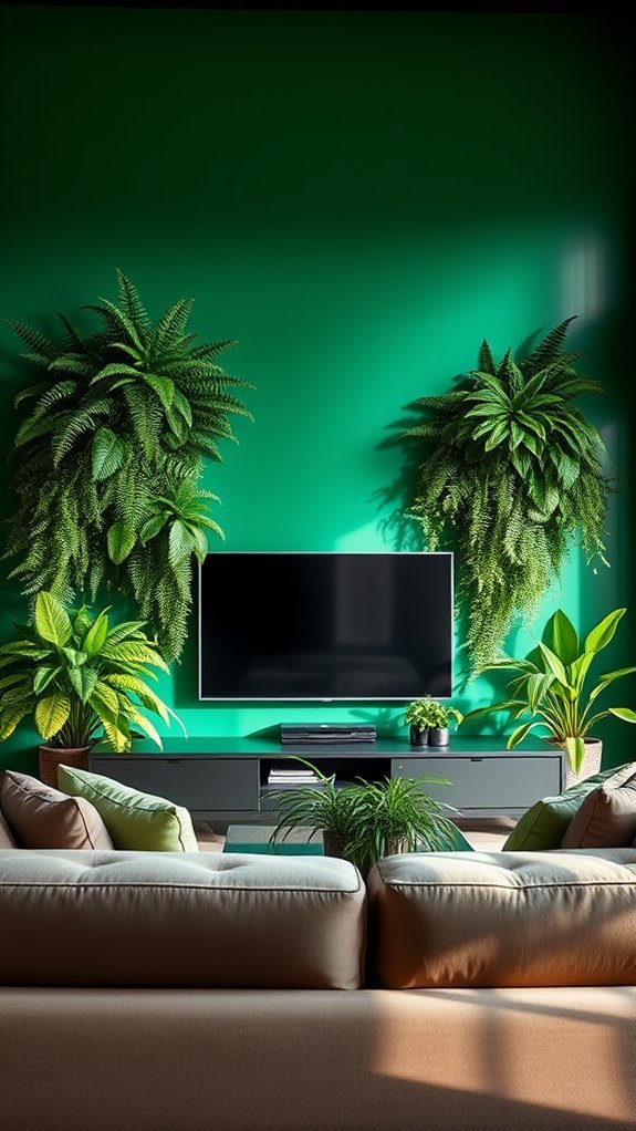 indoor plants create tranquility