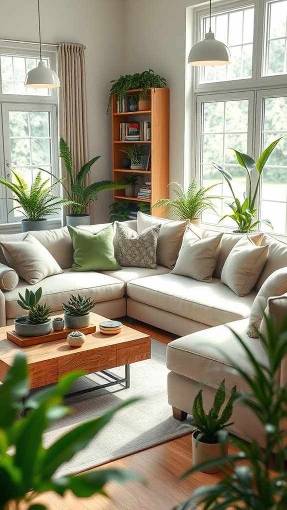 indoor plants enhance atmosphere