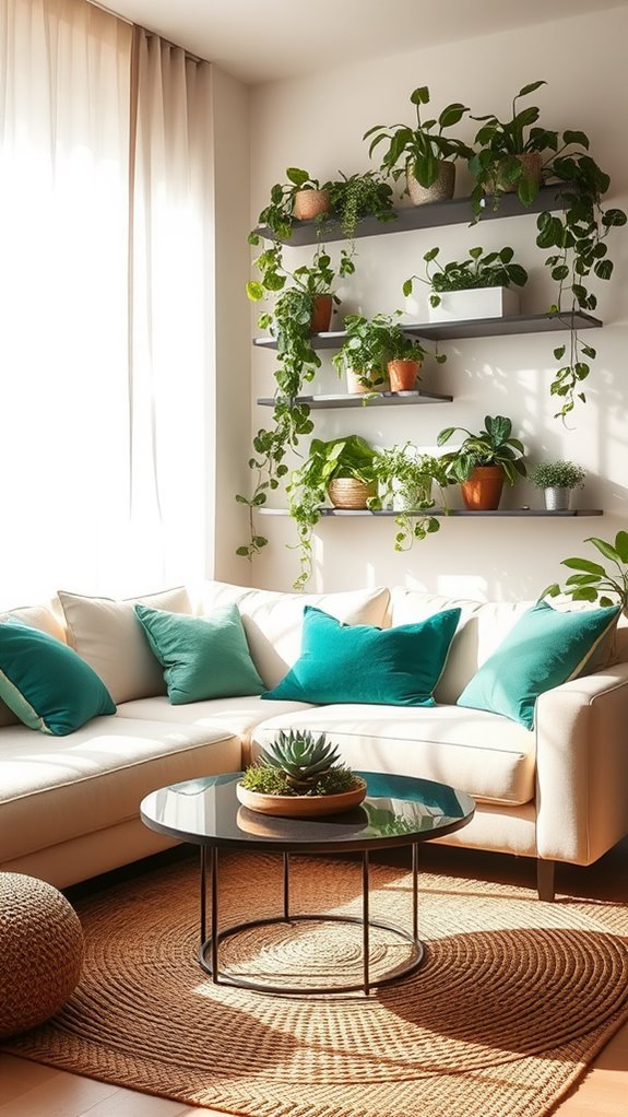 indoor plants enhance freshness