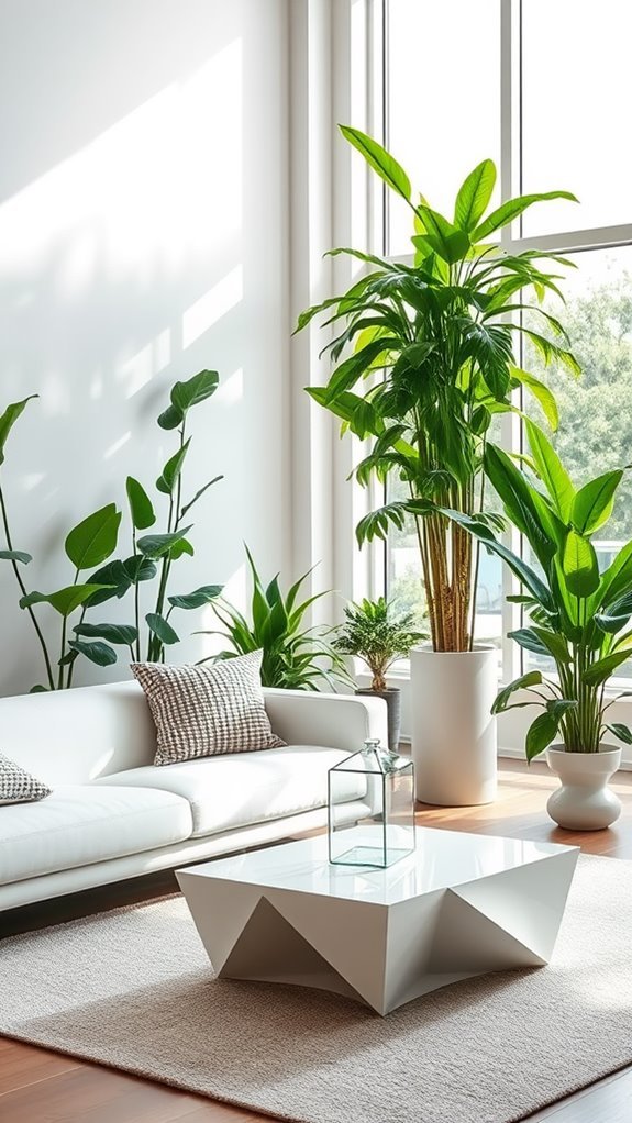 indoor plants enhance freshness