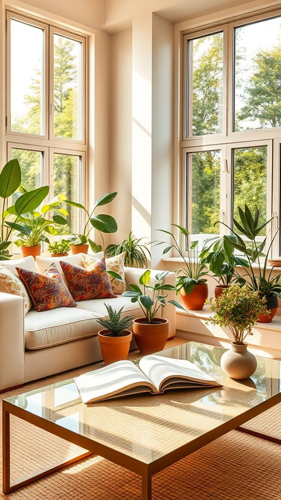 indoor plants enhance freshness