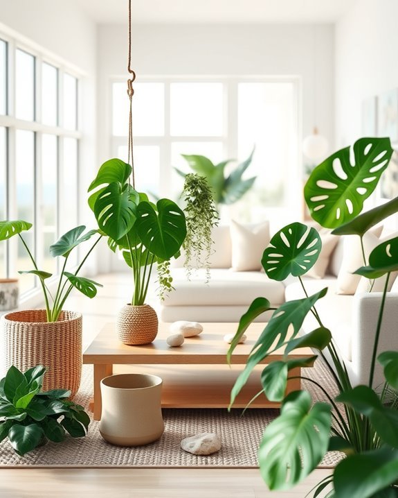 indoor plants enhance interiors