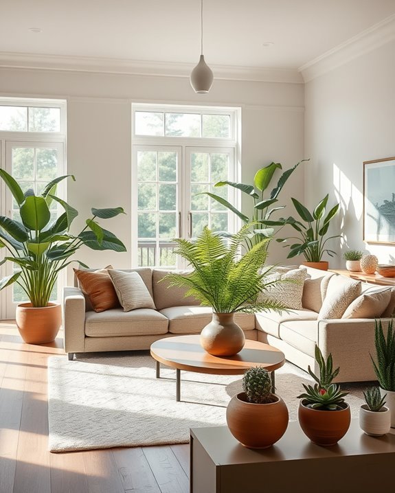 indoor plants enhance interiors