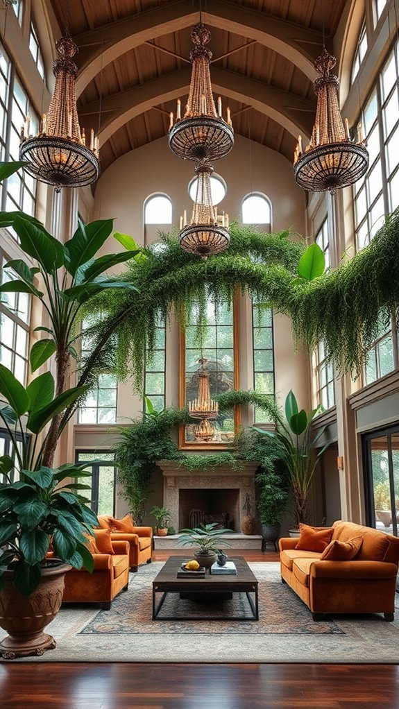 indoor plants enhance space