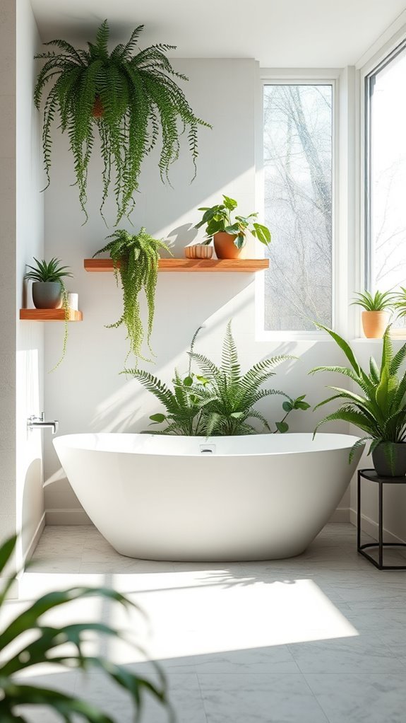 indoor plants enhance tranquility