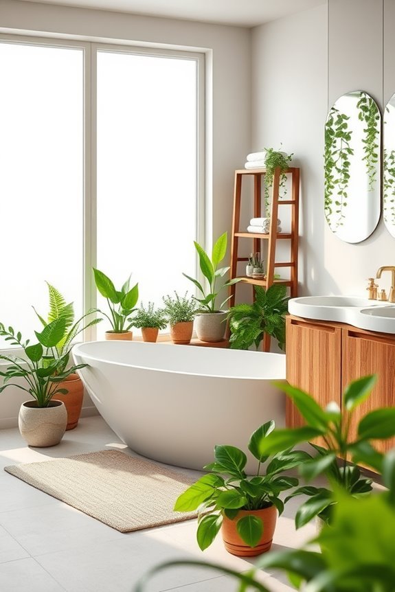 indoor plants enhance tranquility