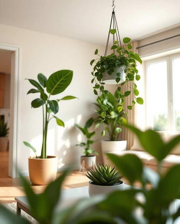 indoor plants enhance well being