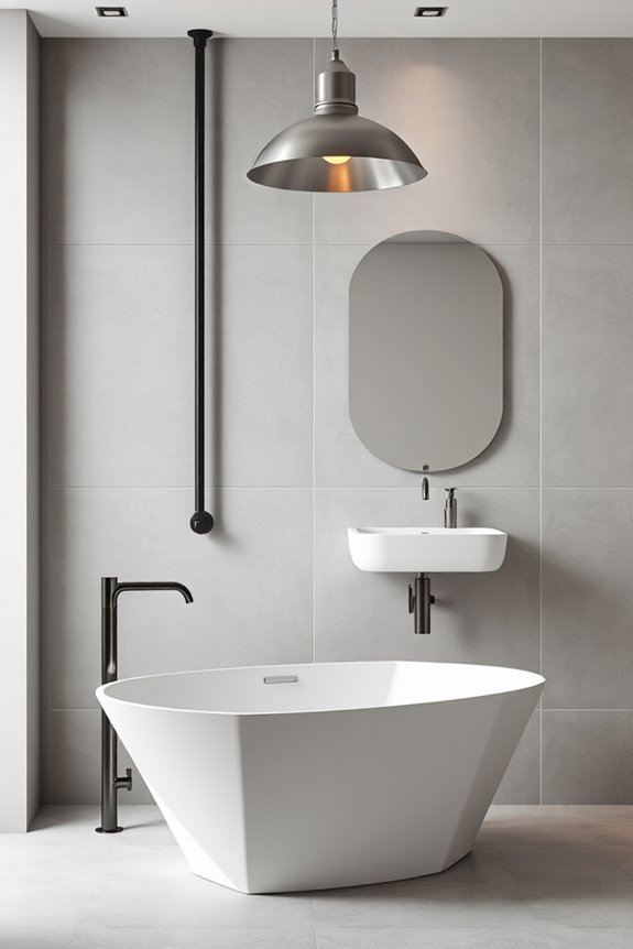 industrial charm through lighting