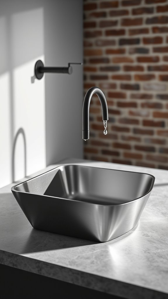 industrial chic bathroom sinks