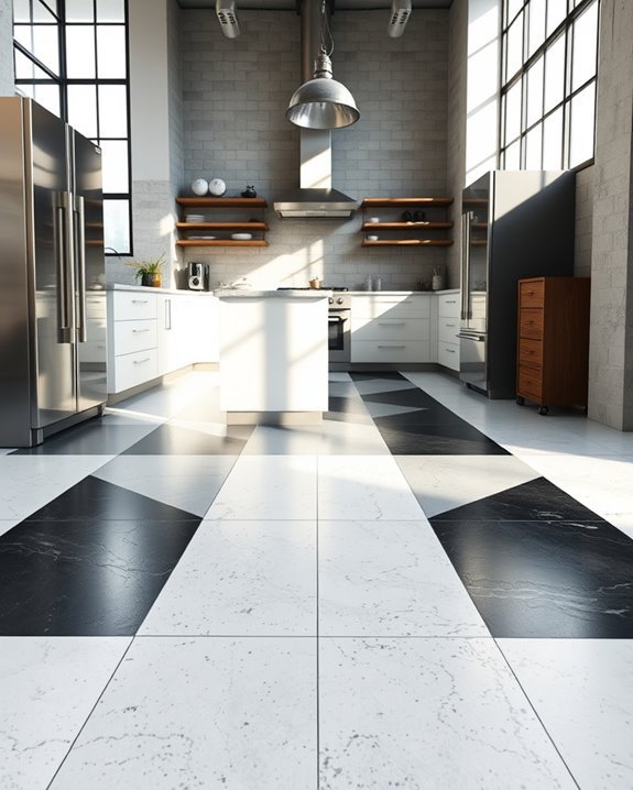 industrial concrete kitchen design