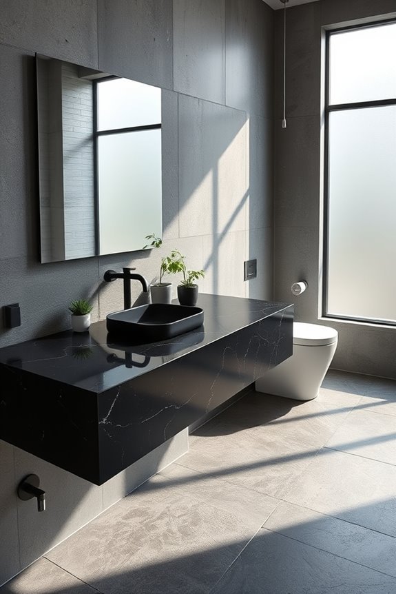 industrial elegance with granite