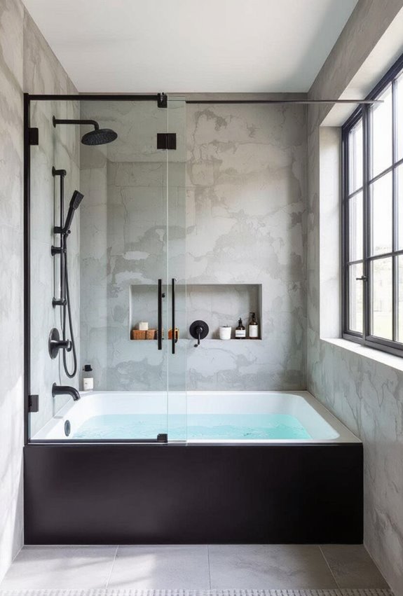 industrial exposed plumbing concrete elegance