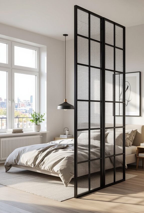 industrial metal divider shelving