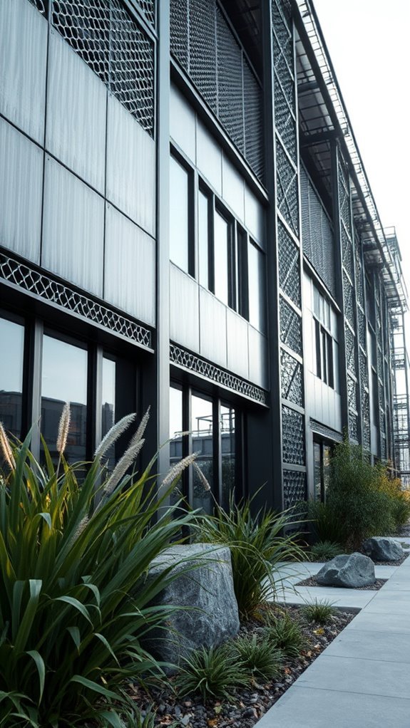 industrial metal exterior design