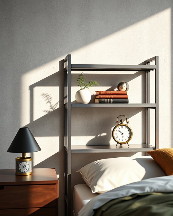 industrial metal shelving units