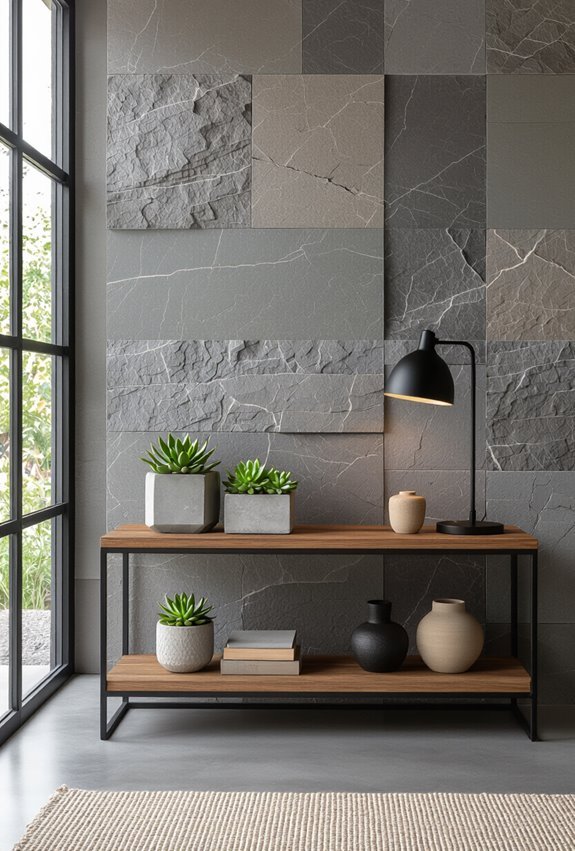 industrial natural stone gray