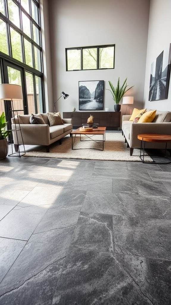 industrial stamped concrete tiles