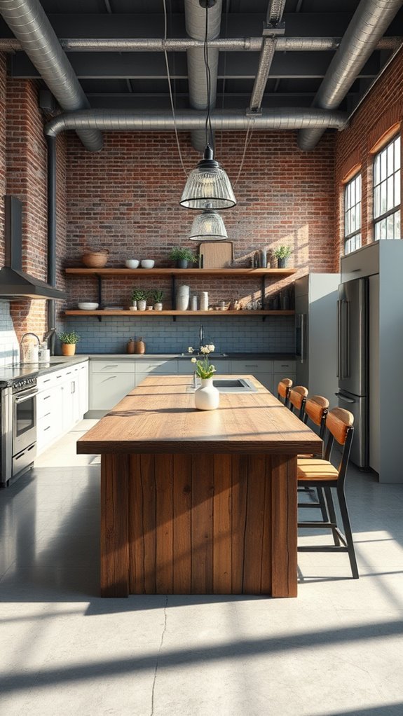 industrial urban kitchen design
