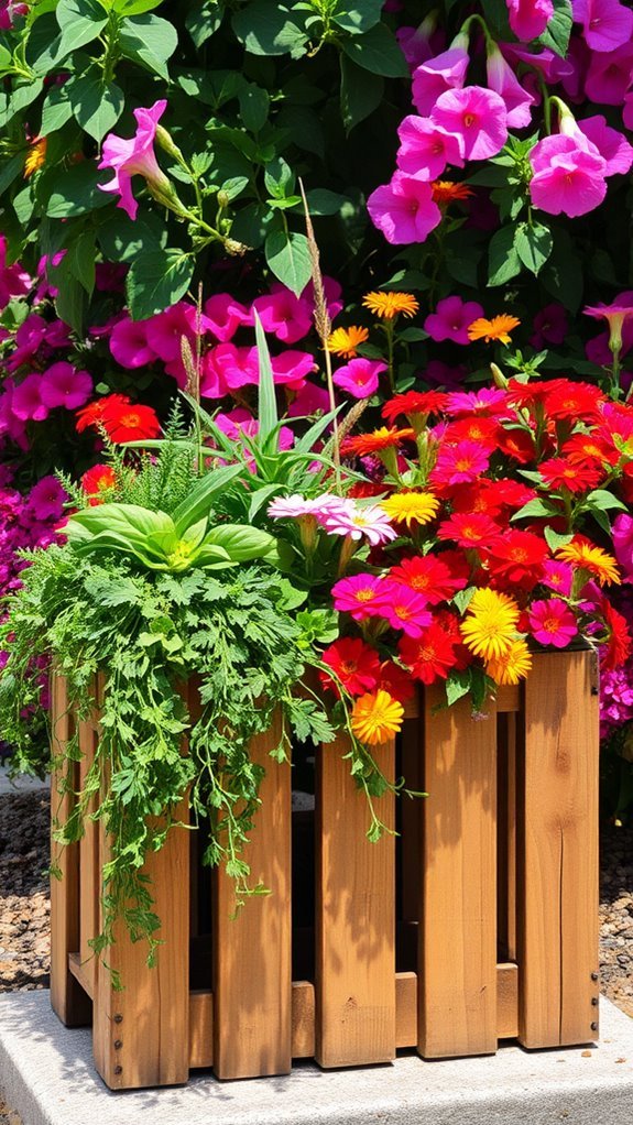 innovative outdoor pallet planters