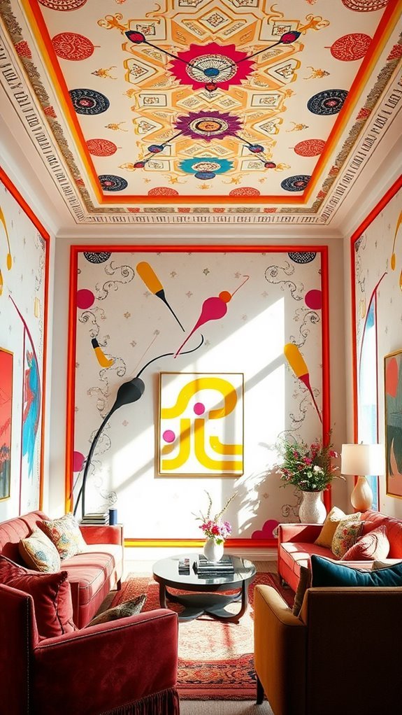 innovative wallpaper border ideas