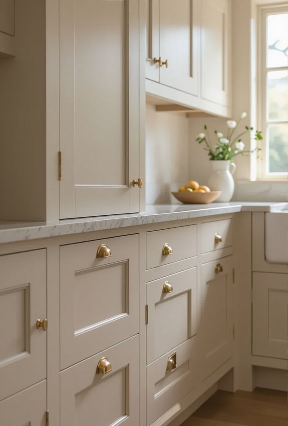 inset doors with matching fronts