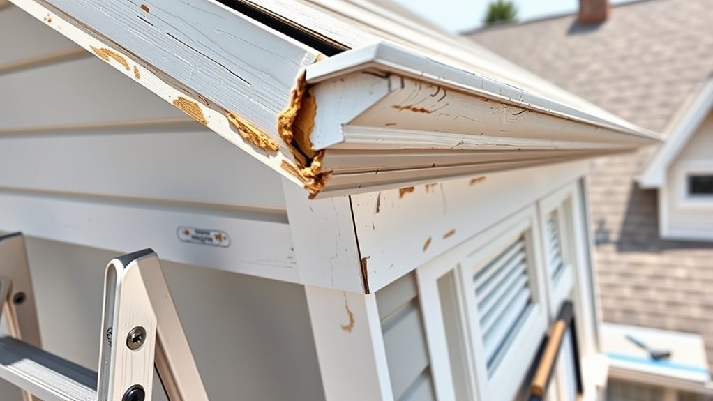 inspect and repair exterior trim