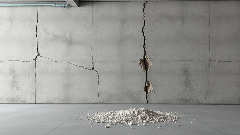 inspect cracks spalling patterns