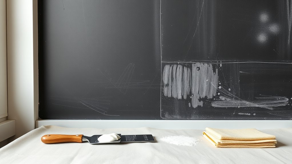 inspect fill sand paint