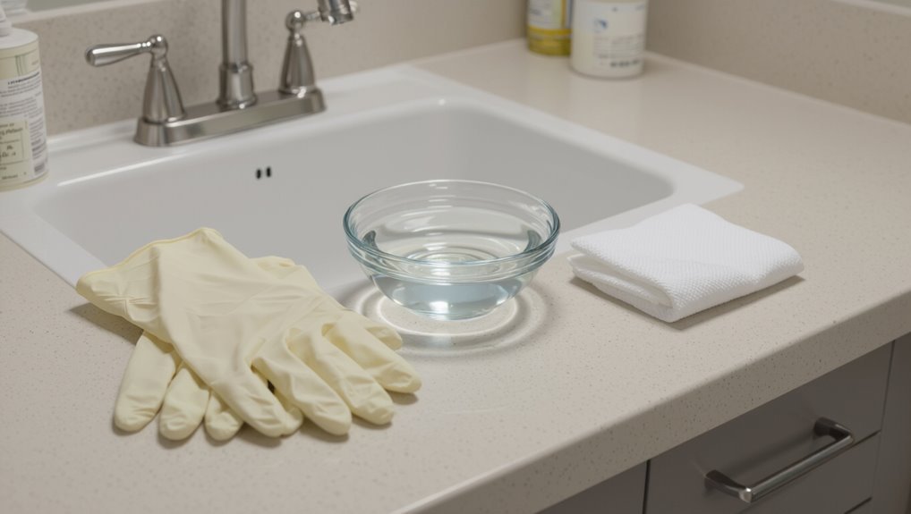 inspect skin choose solvents