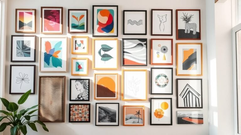 inspirational art wall ideas