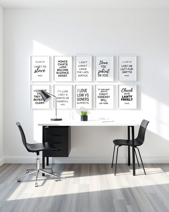 inspirational office decor prints
