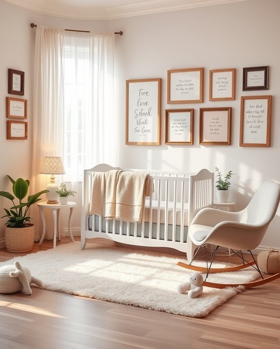 inspirational quote frames decor