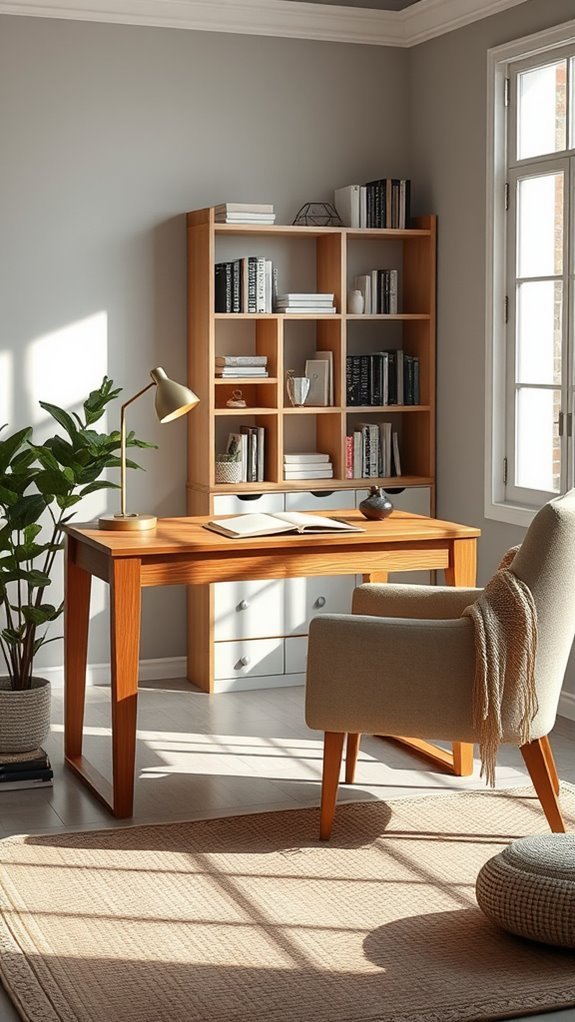 inspiring writing desk setup