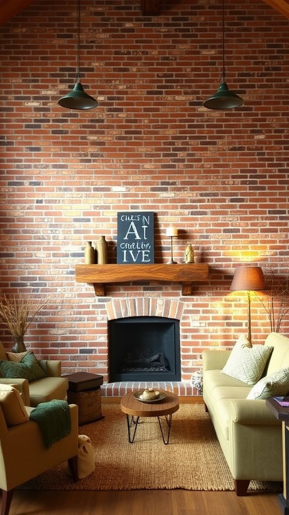 install a distinctive mantel