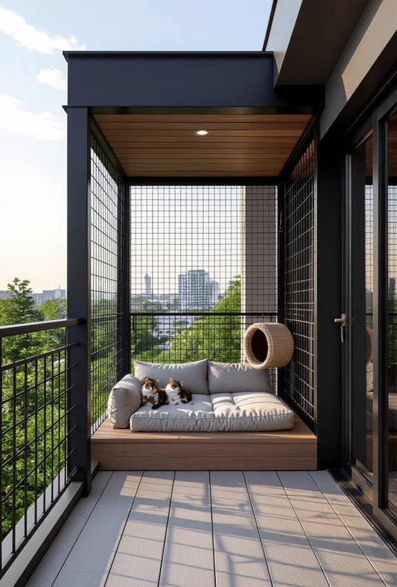 install durable nylon mesh