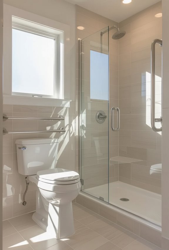 install grab bars strategically