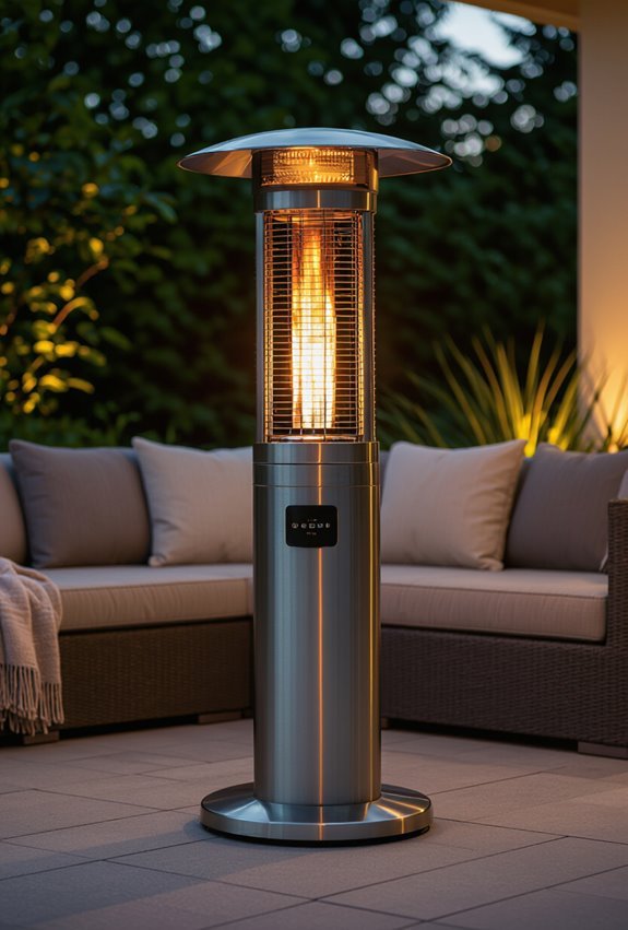 instant propane patio warmth