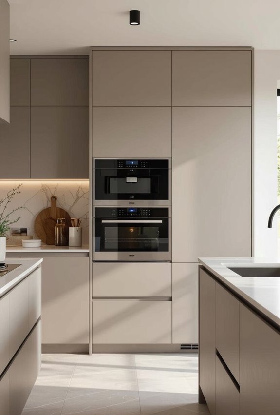 integrated appliances for seamless style