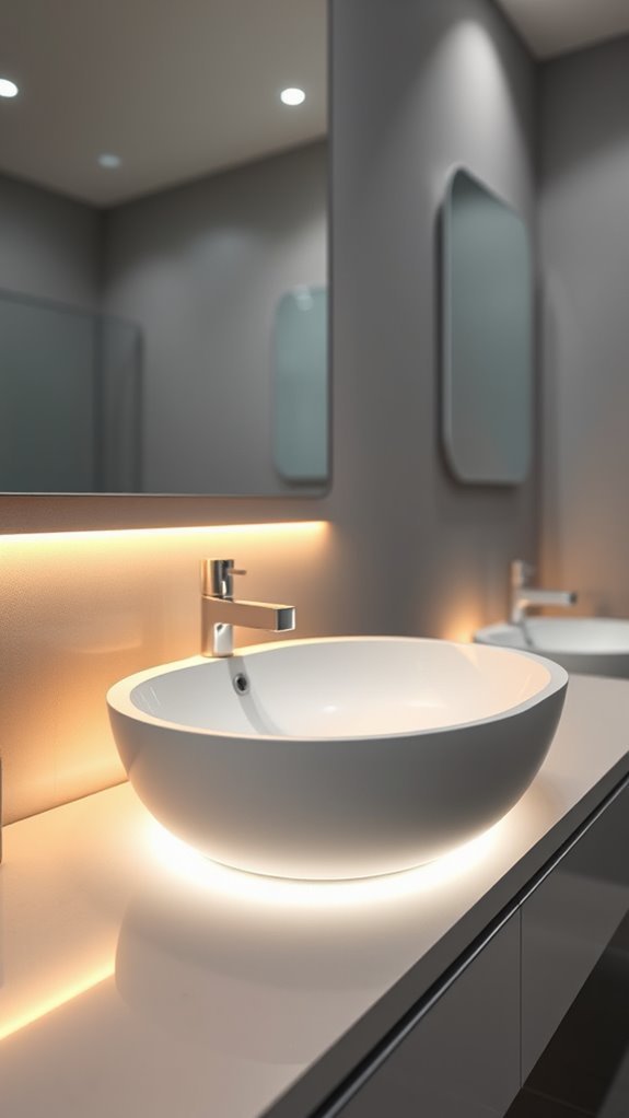 integrated basin lighting solutions