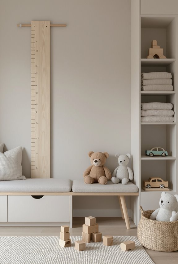 integrated decorative growth chart