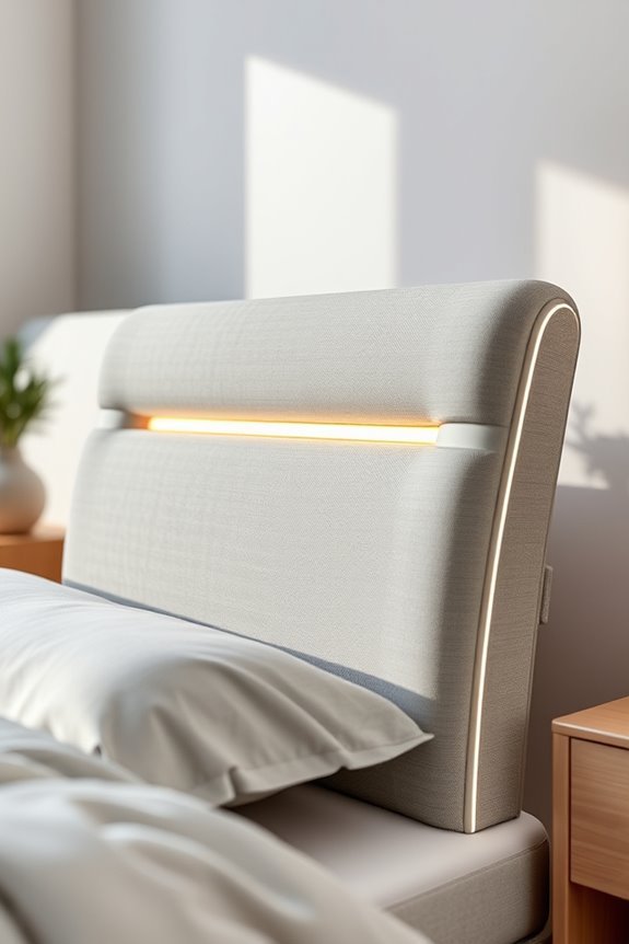 integrated led lighting backrest