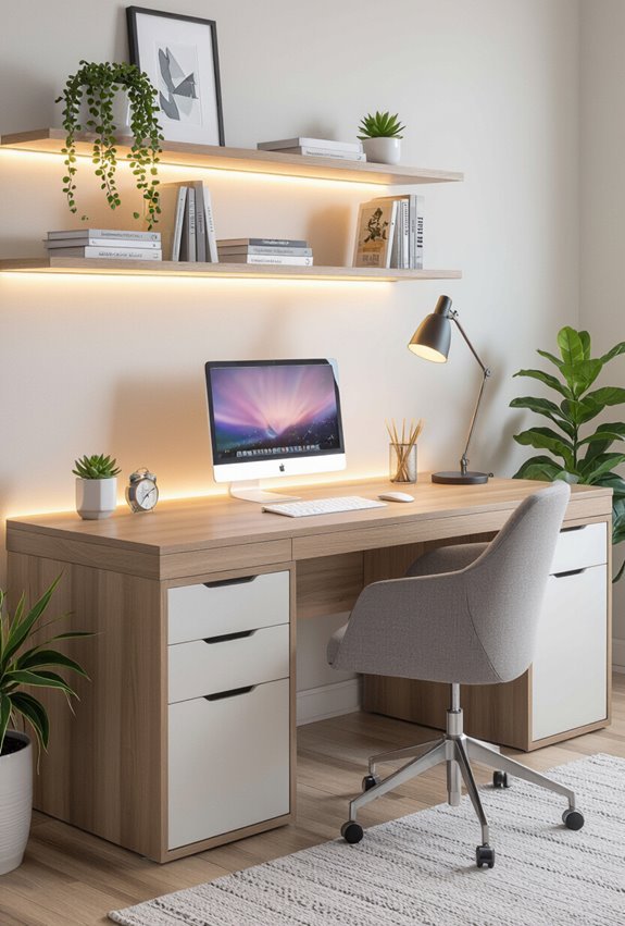 integrated led lighting furniture