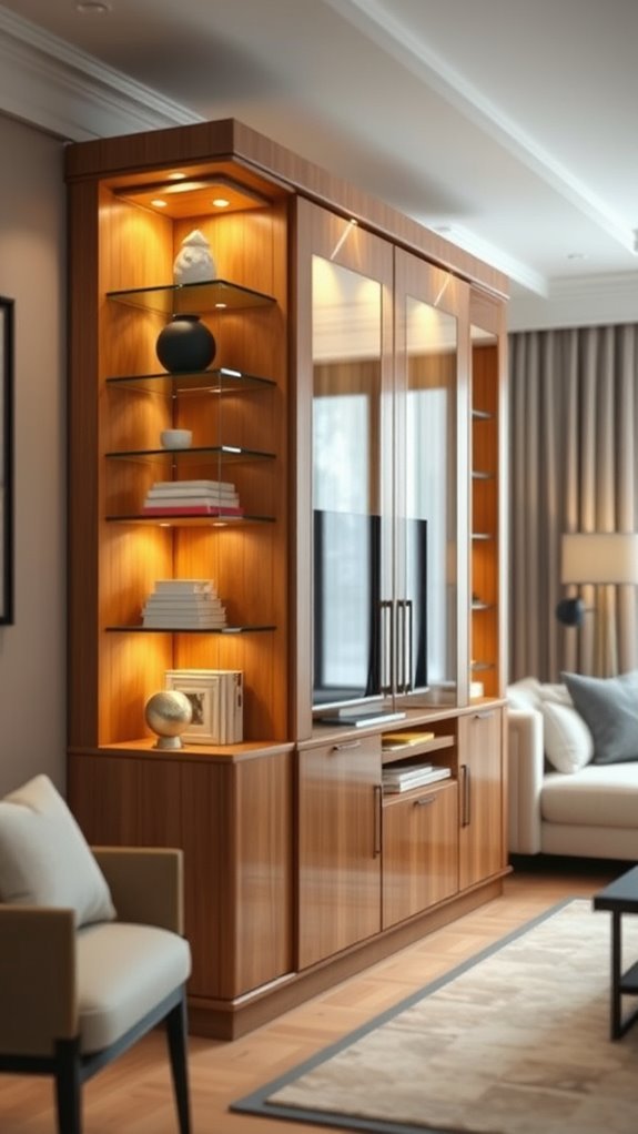 integrated lighting cupboards ambiance