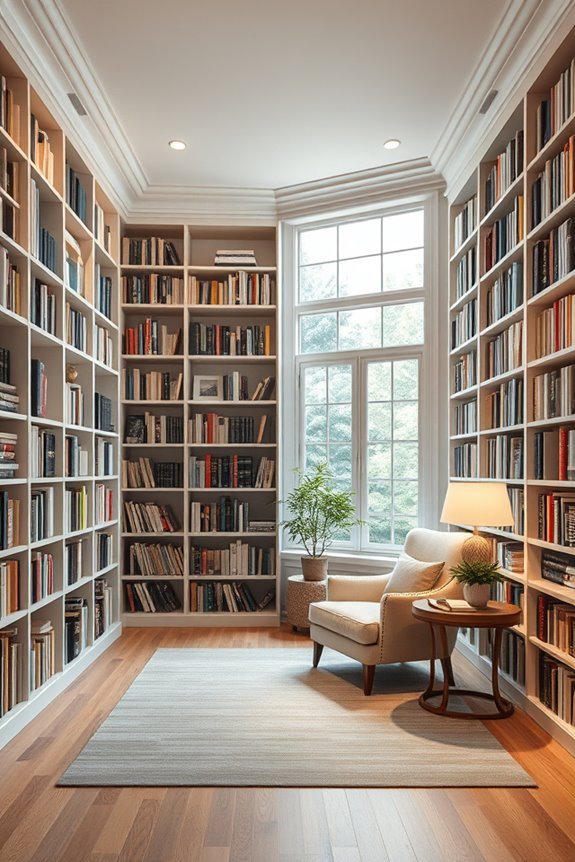 integrated lighting for libraries