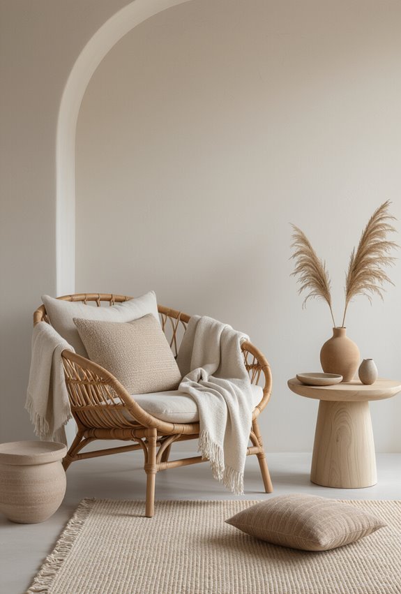 intentional warm minimalist boho