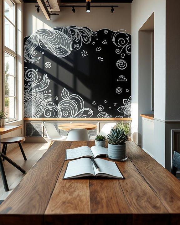 interactive chalkboard engagement walls