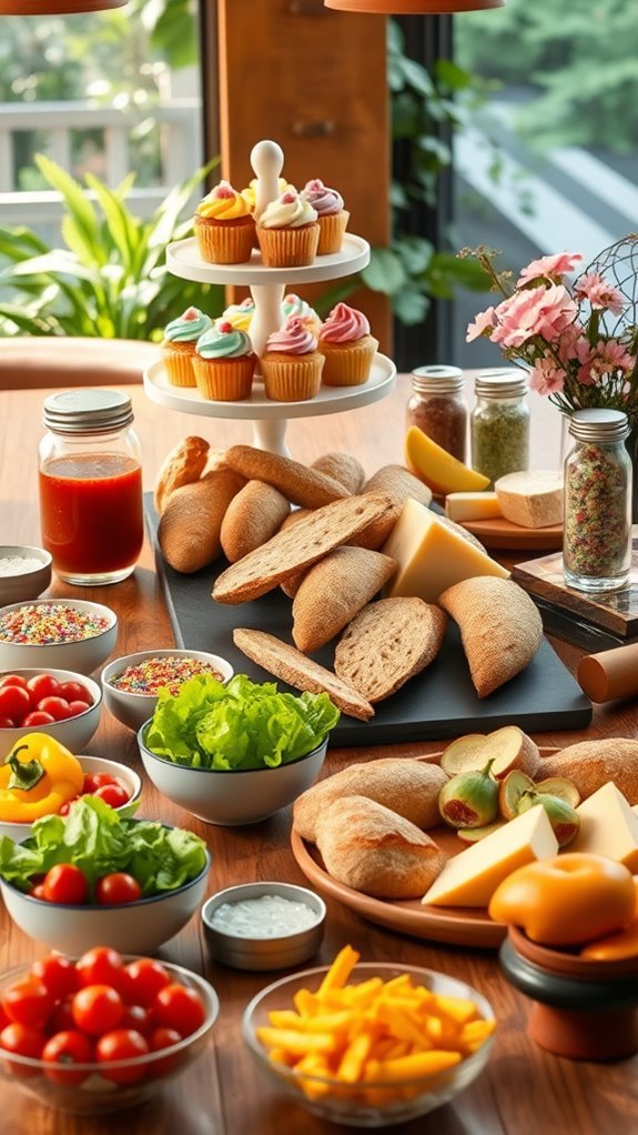 interactive diy food stations