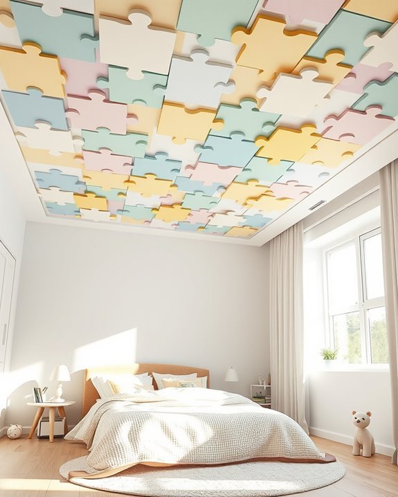 interactive educational puzzle ceiling